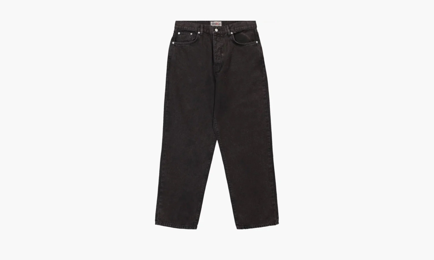Stussy Washed Canvas Big Ol Jeans "Black"